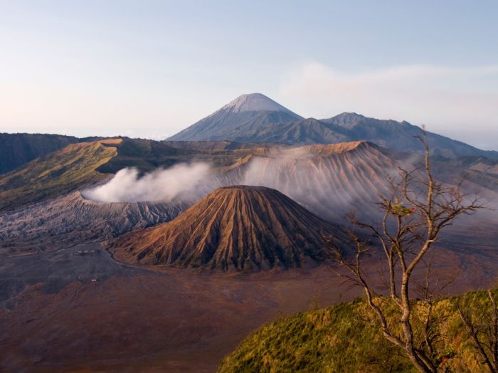 Bromo indonesia mount java gunung volcano geographic national trekking bali adventures explore smoke land getty