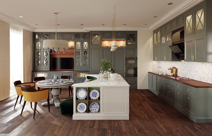 Inspirasi dapur American Classic