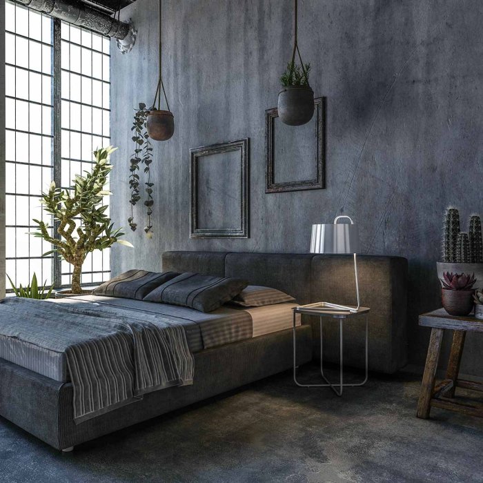 Industrial bedroom design ideas style styling cafe